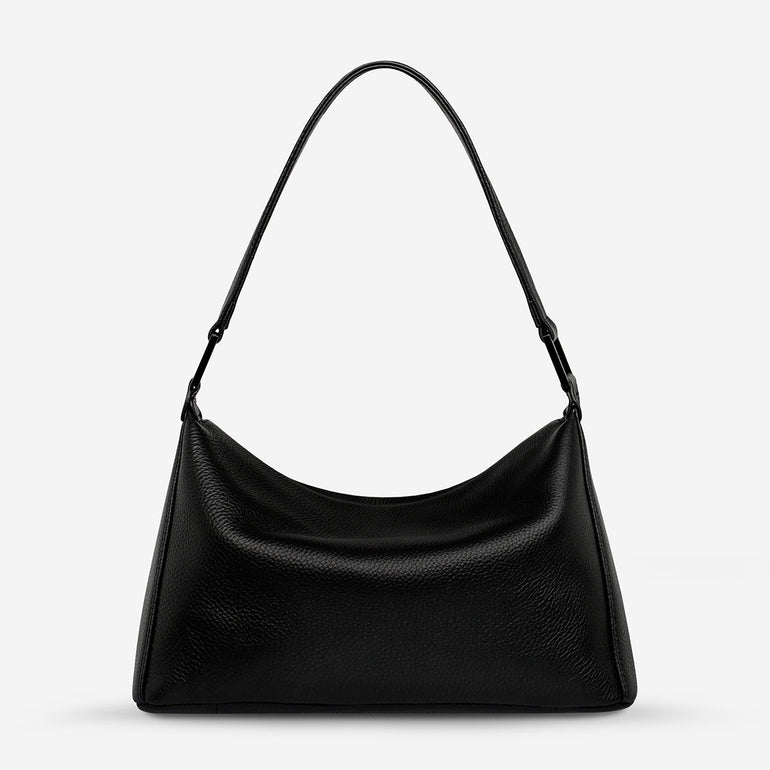 Status Anxiety Think Twice Women's Leather Bag Black