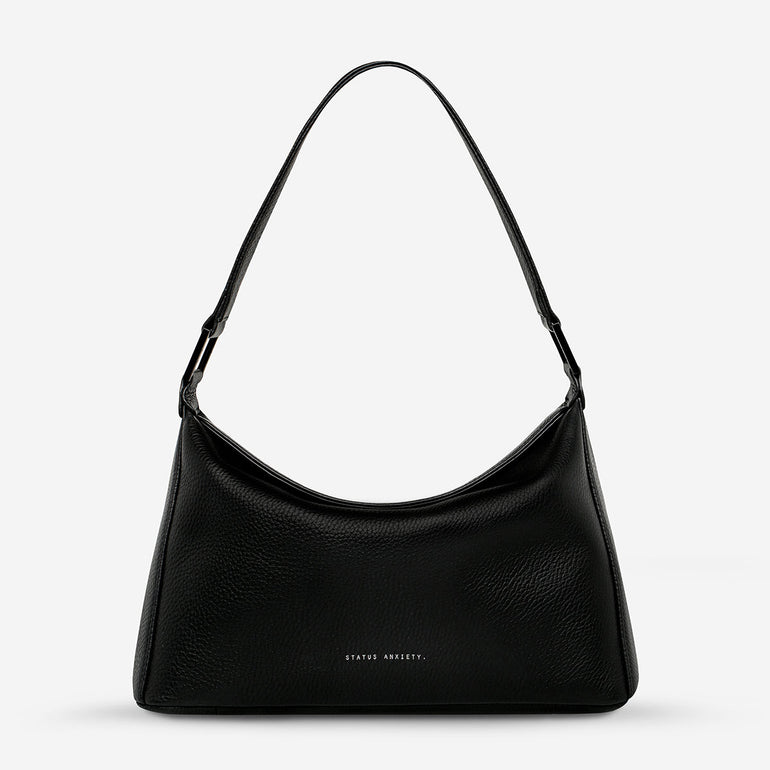 Status Anxiety Think Twice Women's Leather Bag Black