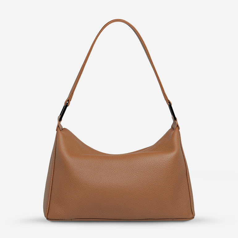 Status Anxiety Think Twice Women's Leather Bag Camel