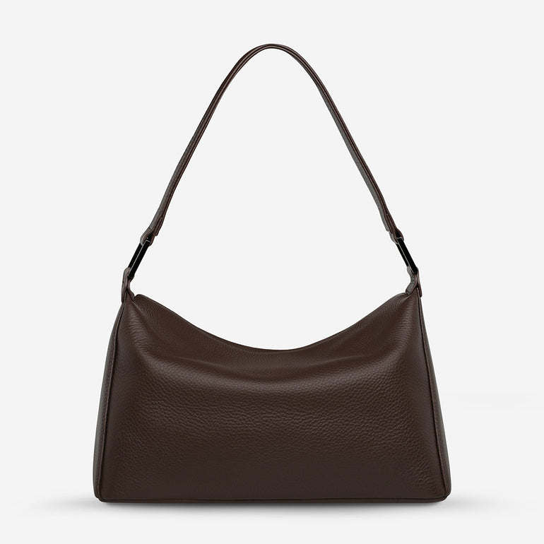 Status Anxiety Think Twice Women's Leather Bag Cocoa