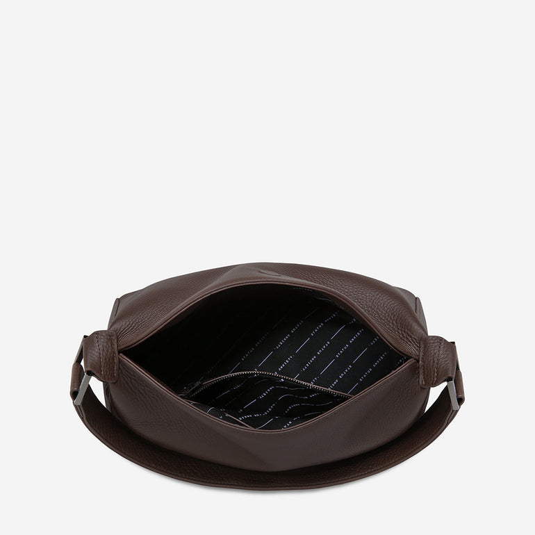 Status Anxiety Think Twice Women's Leather Bag Cocoa