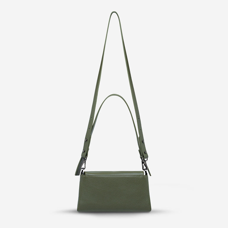 Status Anxiety Zenith Women’s Leather Bag Khaki