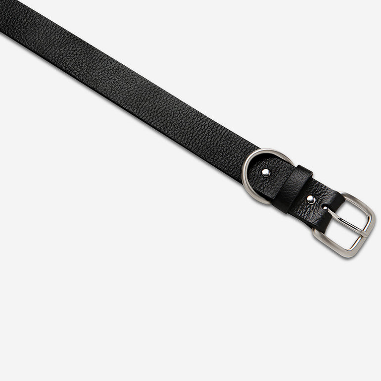 Status Anxiety Disarm Women's Leather Belt Black/Silver