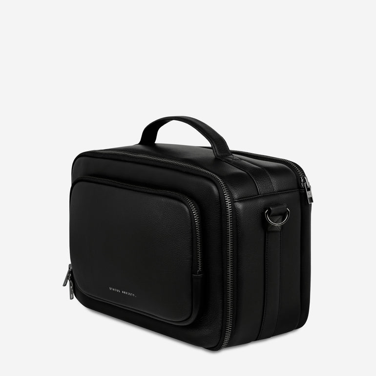 Status Anxiety Nostalgia Leather Camera Bag Black
