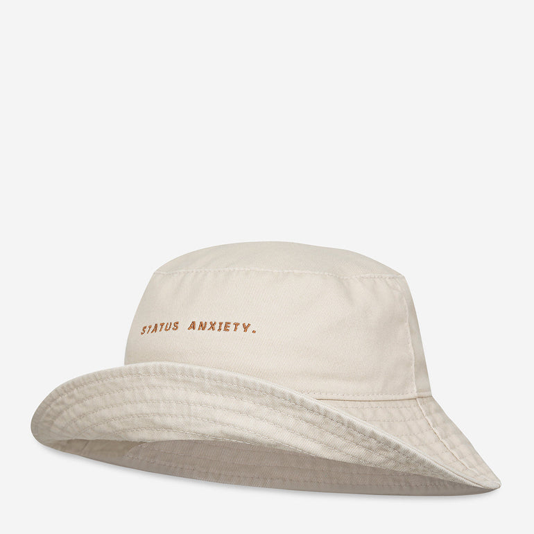 Status Anxiety Time to be Alive Bucket Hat Stone