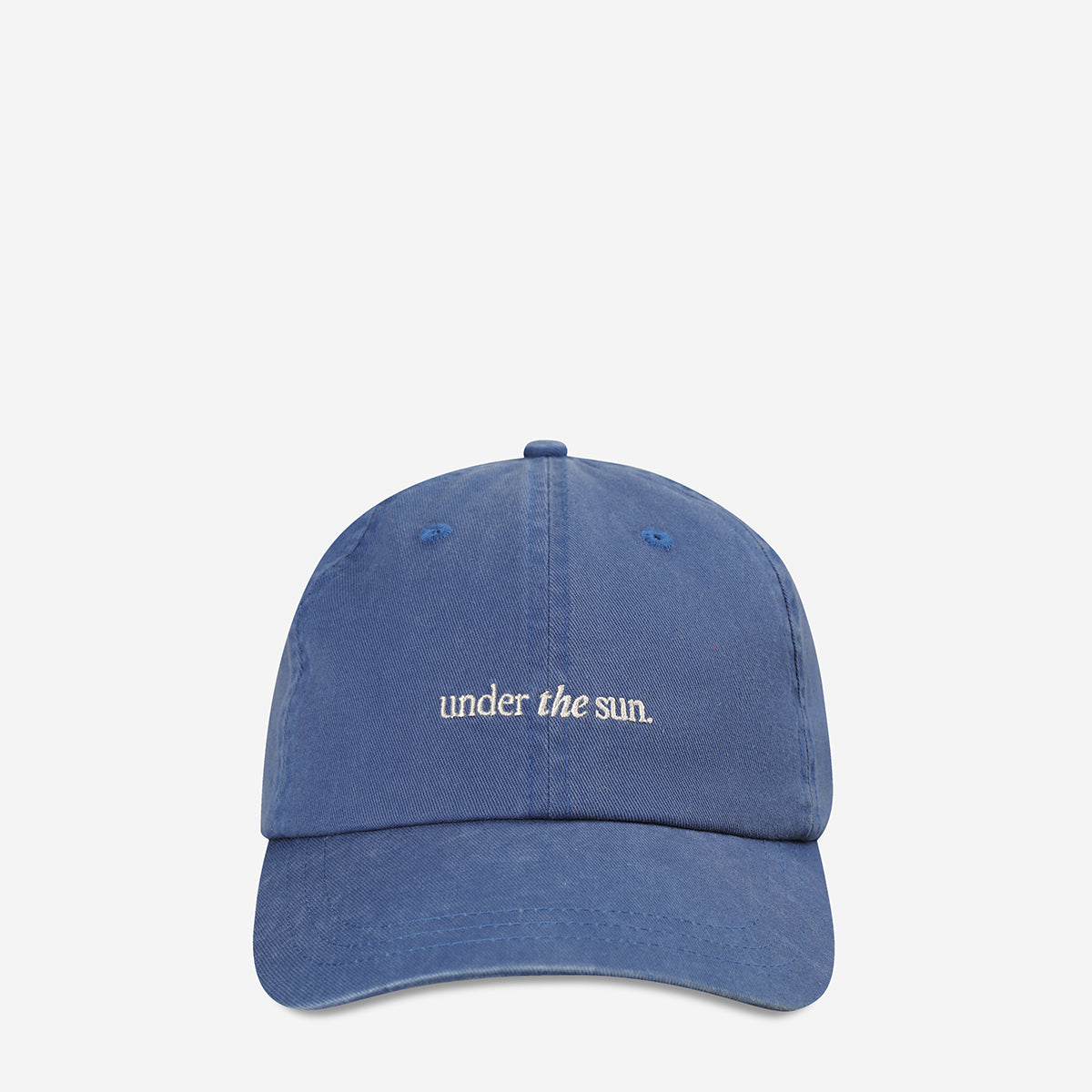 Under The Sun Logo - French Blue