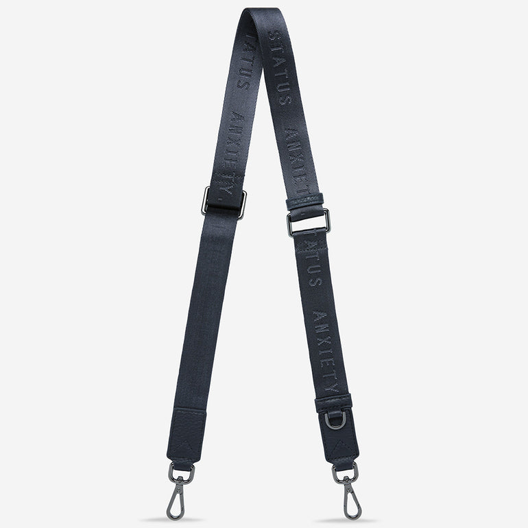 Status Anxiety Midnight Blue Thin Webbed Strap for Bags