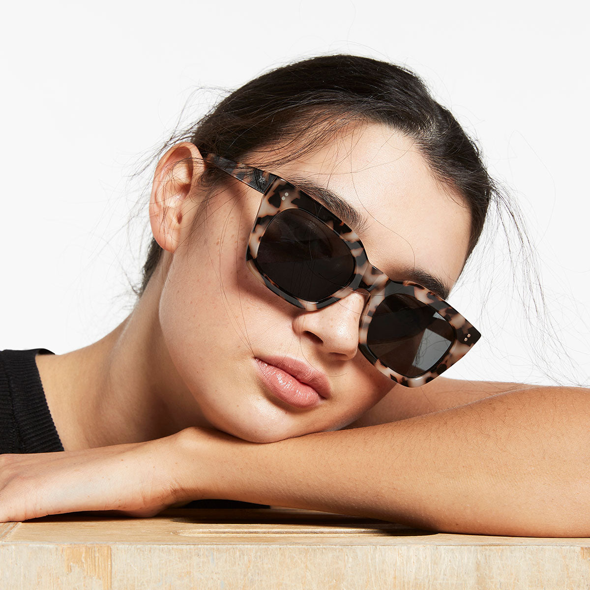 Status Anxiety Antagonist Sunglasses White Tort