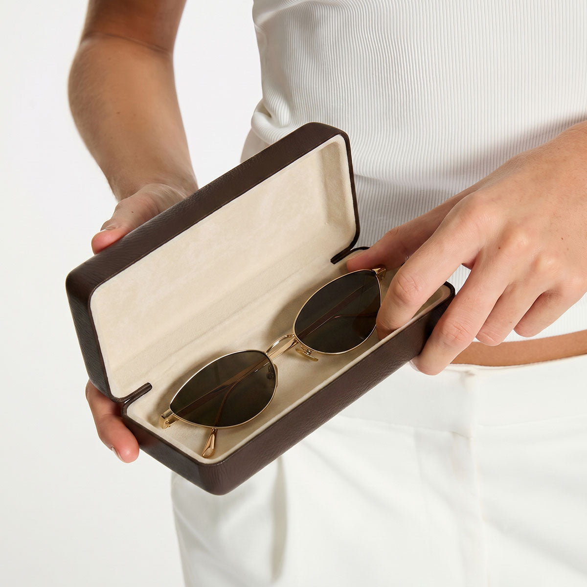 Run To The Sun Sunglasses Case - Cocoa