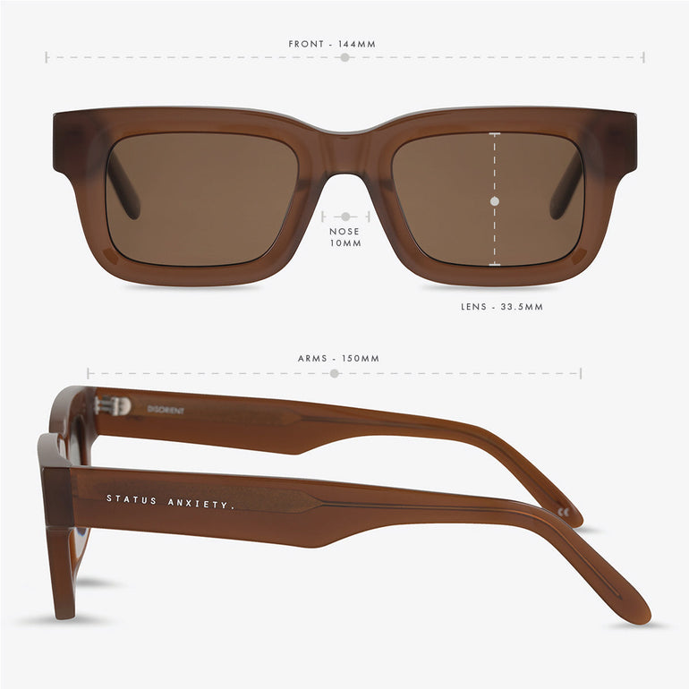 Status Anxiety Disorient Sunglasses Brown