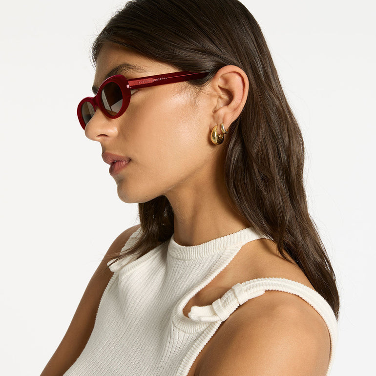 Status Anxiety Dopamine Sunglasses Cherry