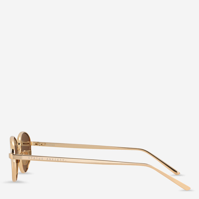 Status Anxiety Enigma Sunglasses Gold