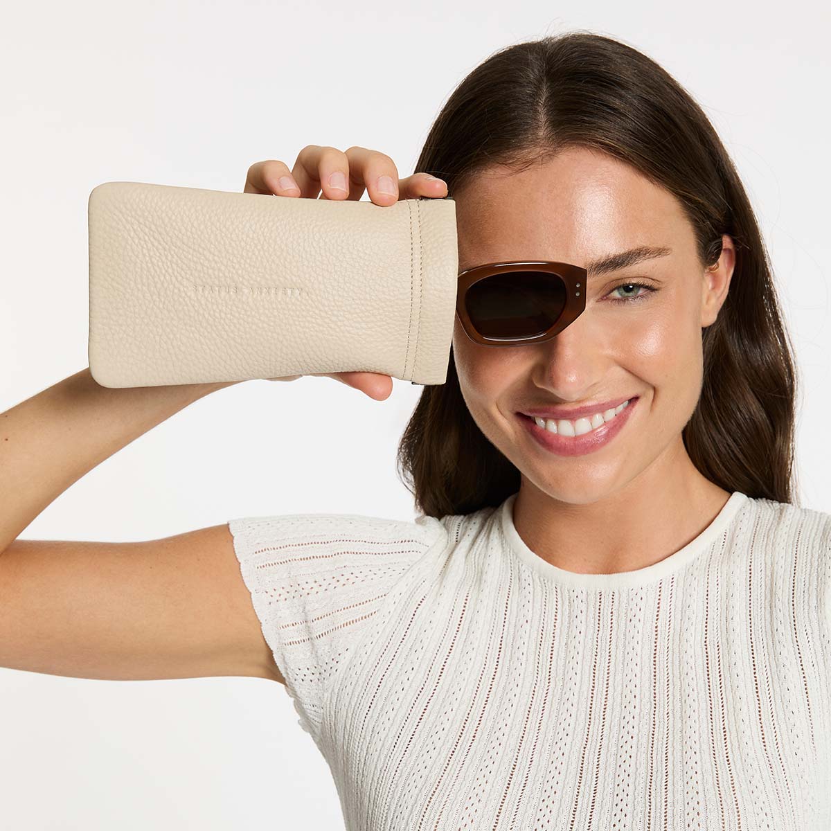Keepsake Sunglasses Case - Oat