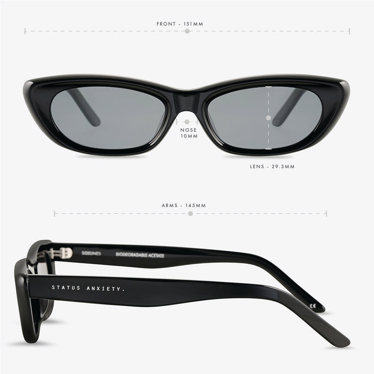 Status Anxiety Sidelines Sunglasses Black