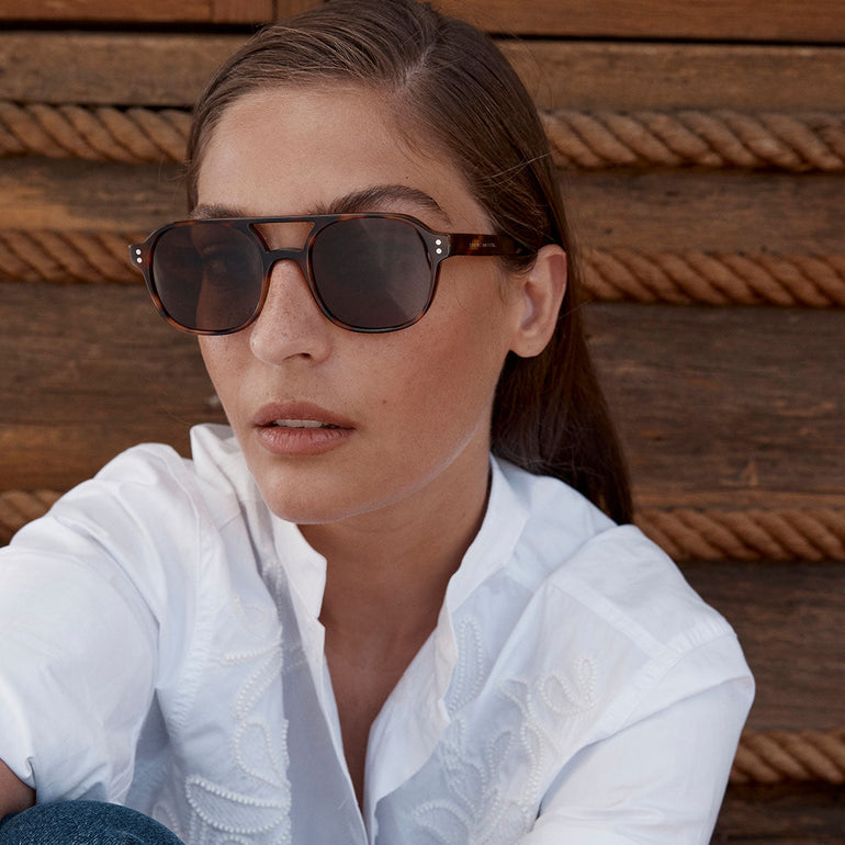 Status Anxiety Subliminal Sunglasses Brown Tort