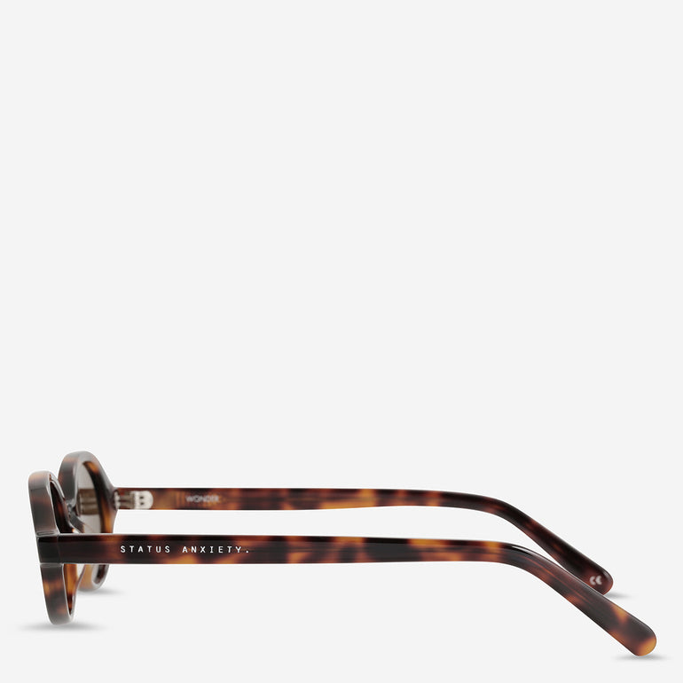 Status Anxiety Wonder Sunglasses Brown Tort
