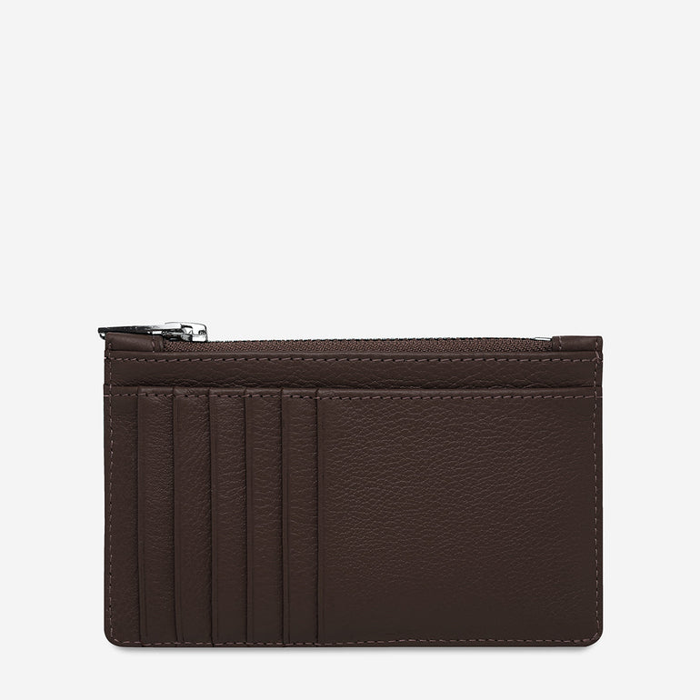 Status Anxiety Avoiding Things Women's Leather Wallet Cocoa