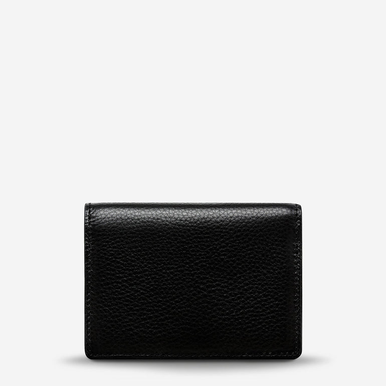 Status Anxiety Easy Does It Women's Leather Wallet Black