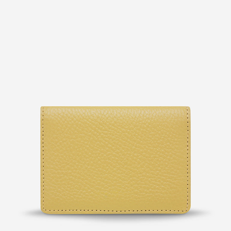 Status Anxiety Easy Does It Women's Leather Wallet Buttermilk