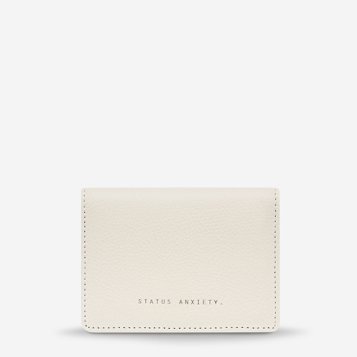 Status Anxiety Easy Does It Women's Leather Wallet Chalk