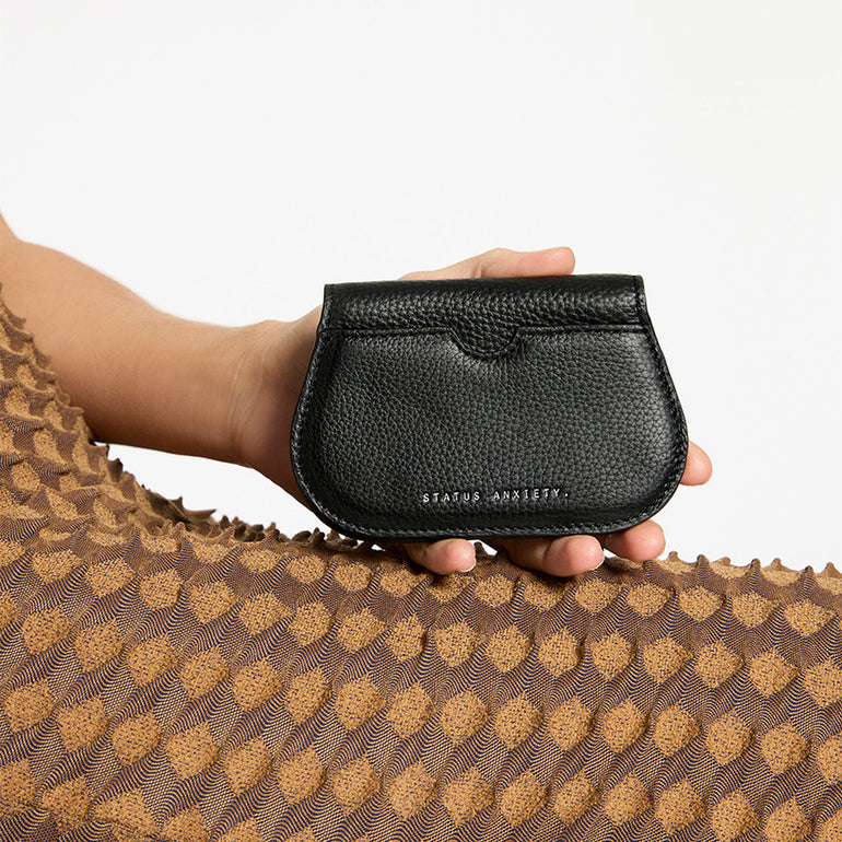 Status Anxiety Eyes Wide Women's Leather Wallet Black
