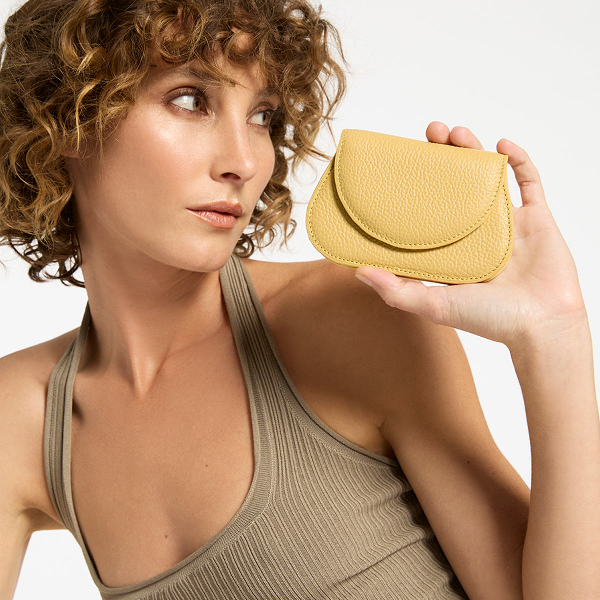 Status Anxiety Eyes Wide Women's Leather Wallet Buttermilk
