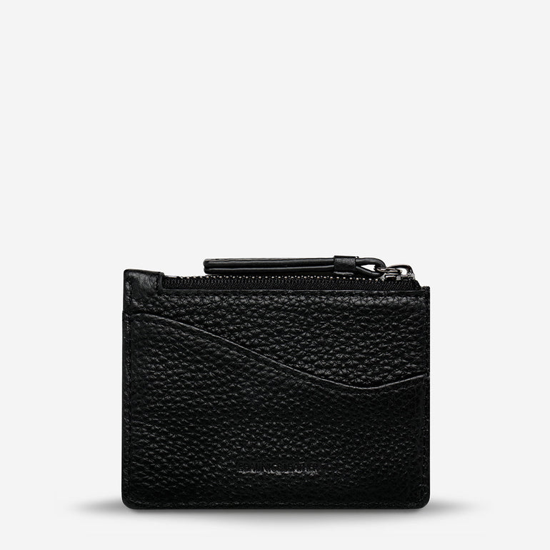 Status Anxiety Hearts Still Beating Leather Wallet Black