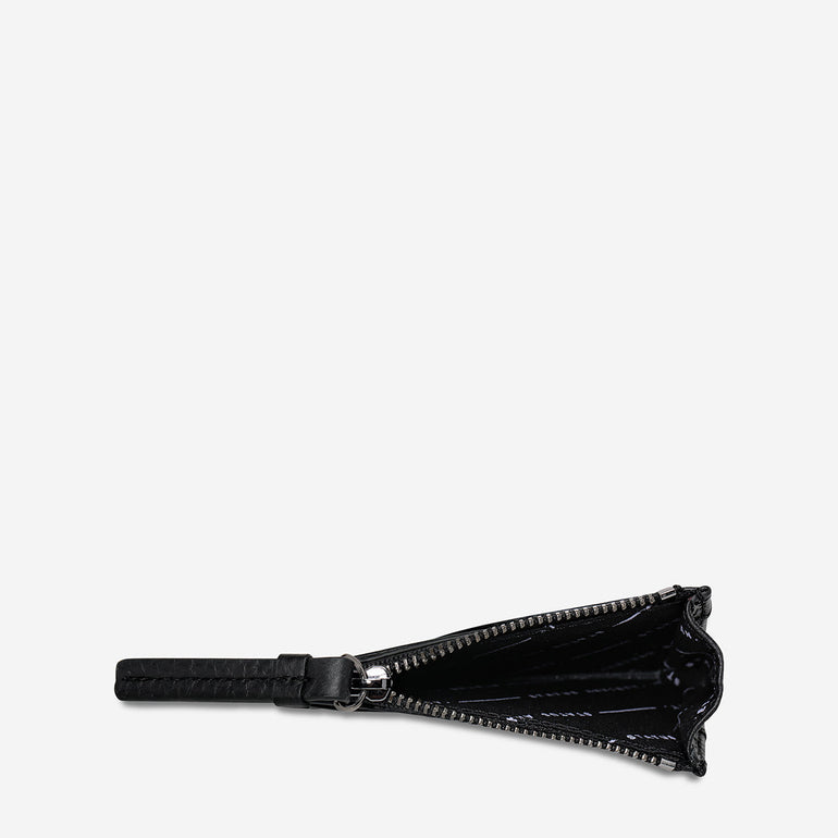 Status Anxiety Hearts Still Beating Leather Wallet Black