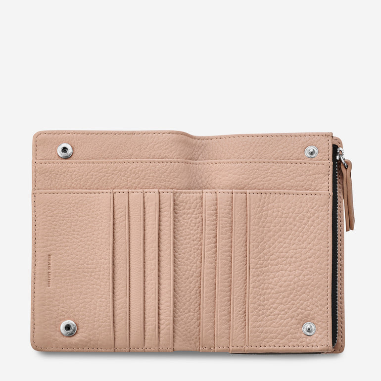 Status Anxiety Insurgency Women's Leather Wallet Dusty Pink