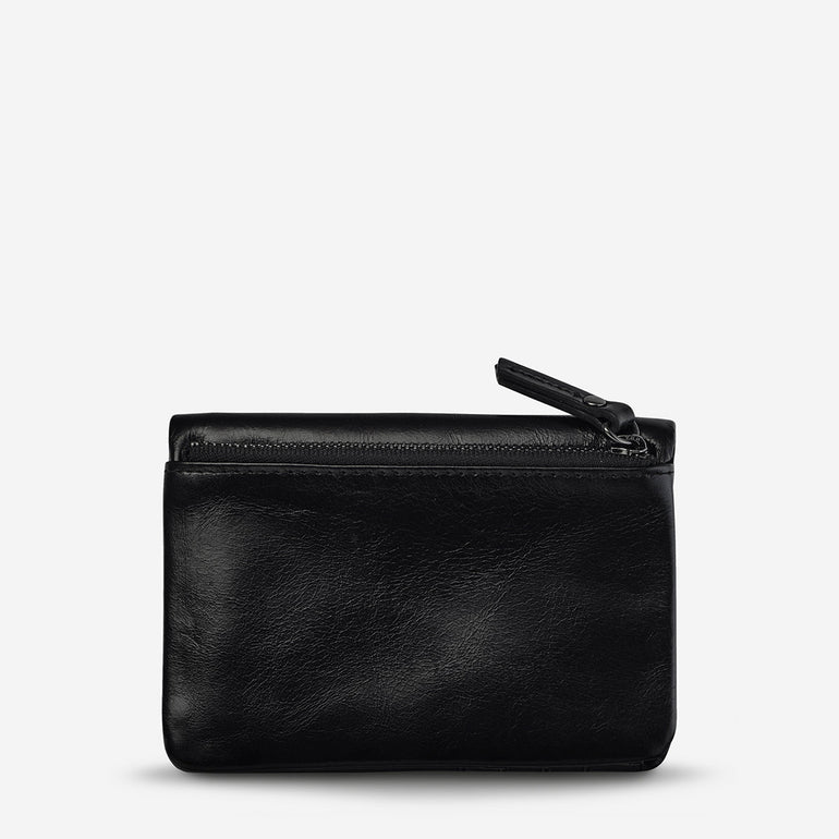 Status Anxiety Is Now Better Women's Leather Wallet Black