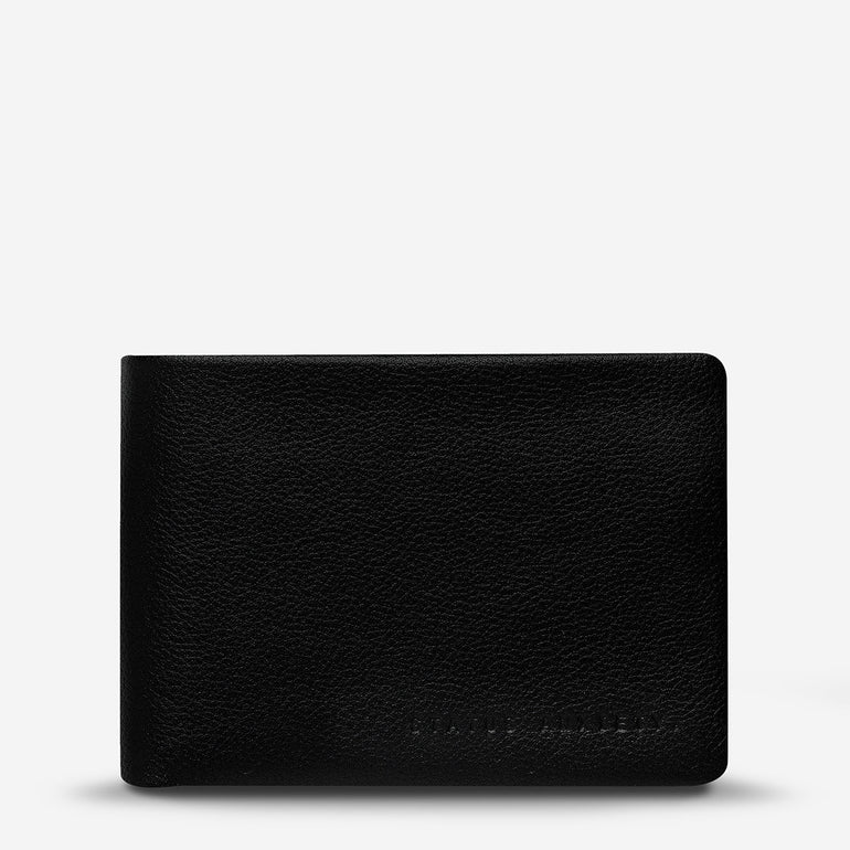 Status Anxiety Jonah Men's Leather Wallet Black