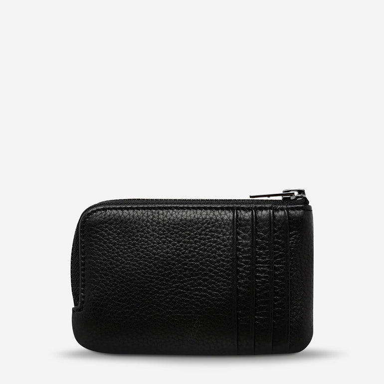 Status Anxiety Left Behind Women's Leather Pouch Black