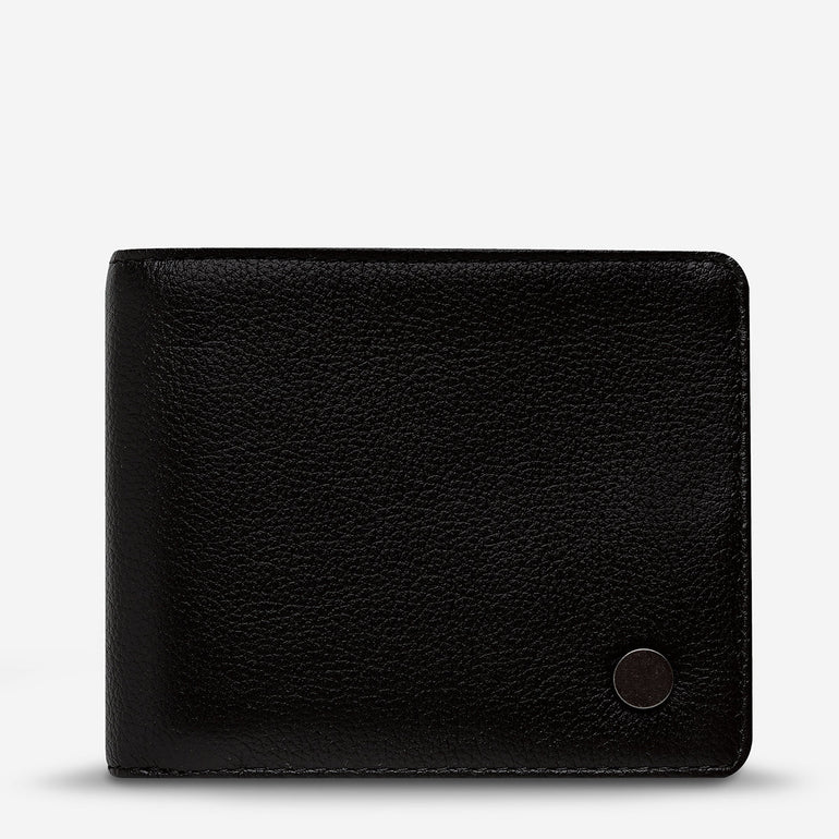 Status Anxiety Leonard Men's Leather Wallet Black