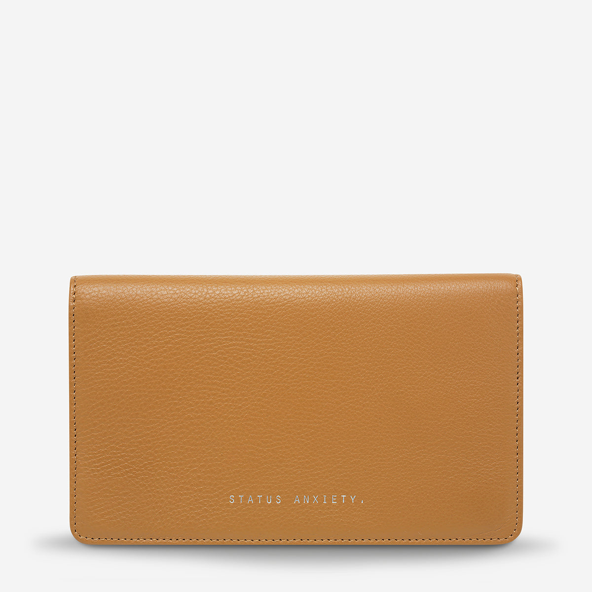 Status Anxiety Living Proof Women's Leather Wallet Tan