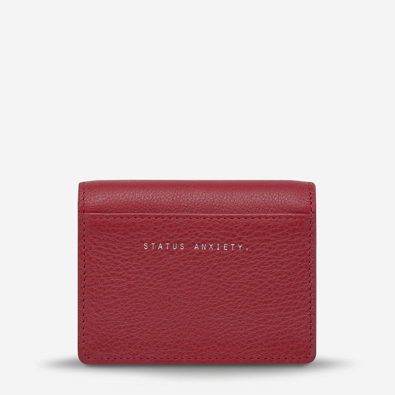 Status Anxiety Lumen Women's Leather Wallet Rouge