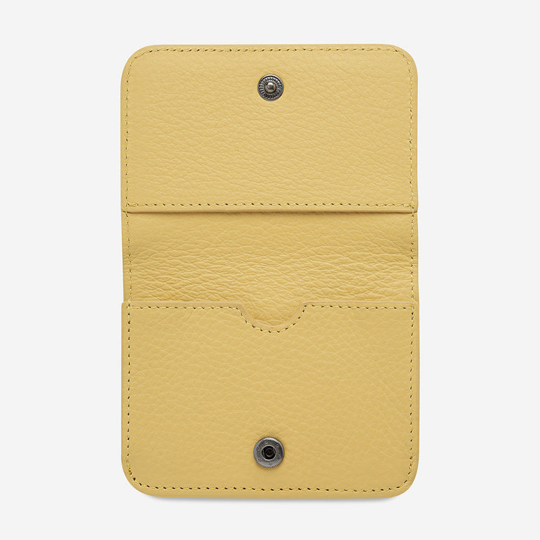Status Anxiety Miles Away Women's Leather Wallet Buttermilk