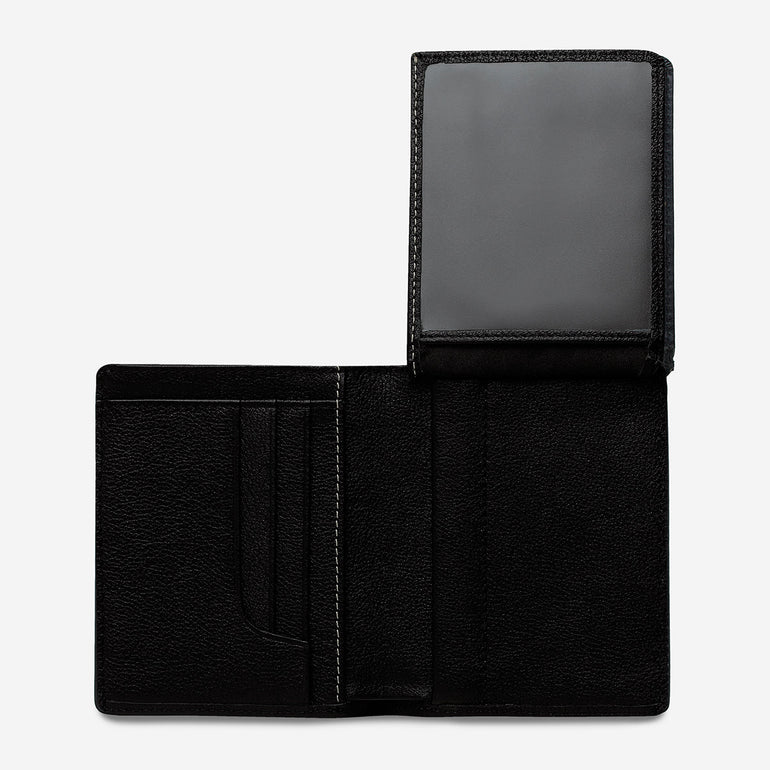 Status Anxiety Nathaniel Men's Leather Wallet Black