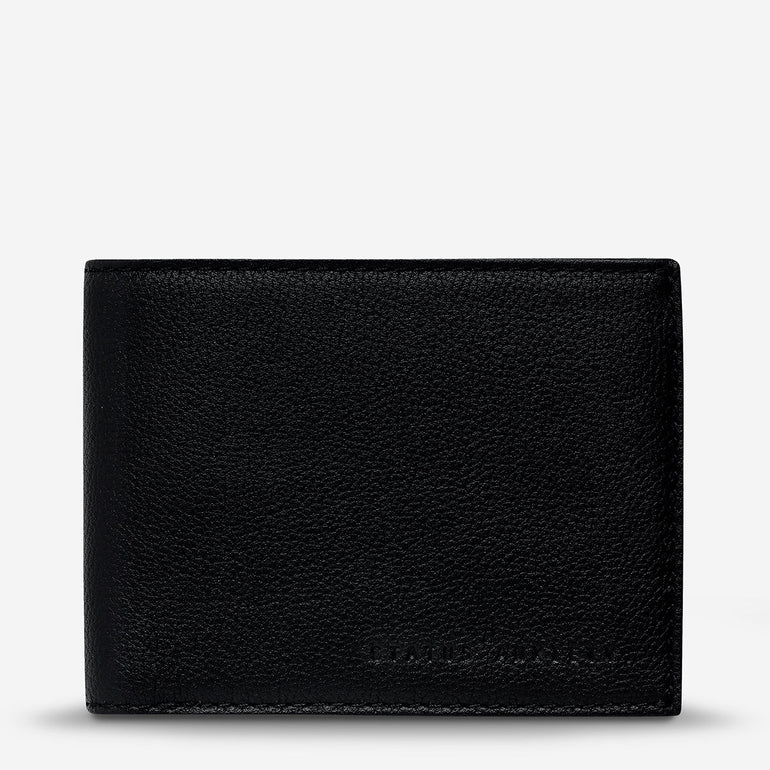 Status Anxiety Noah Men's Leather Wallet Black