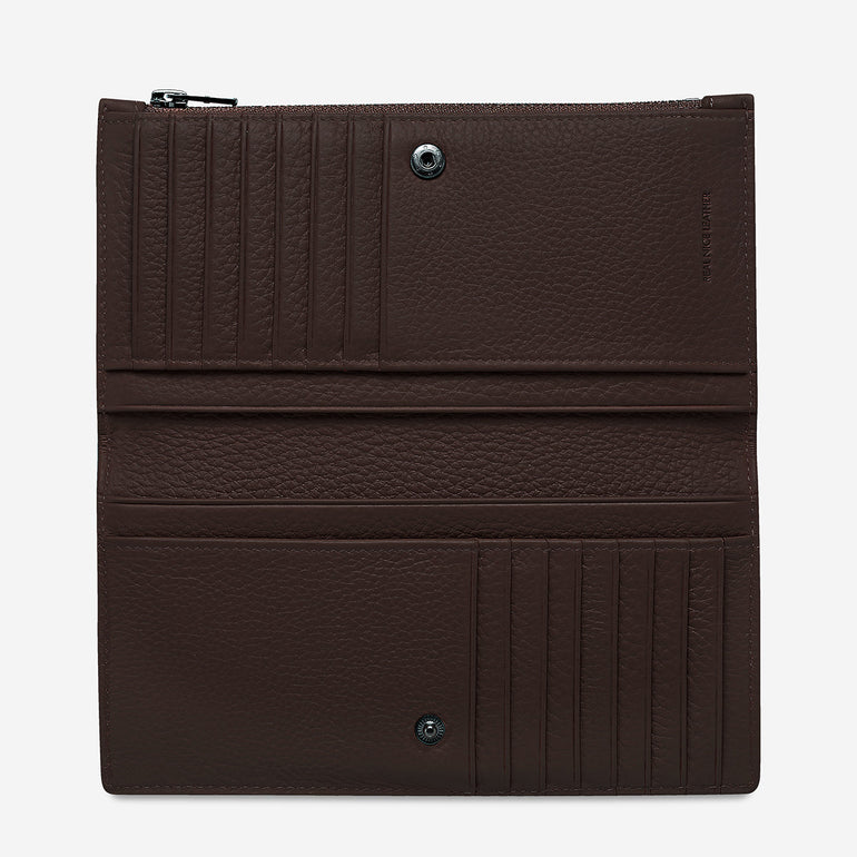 Status Anxiety Old Flame Women's Leather Wallet Cocoa