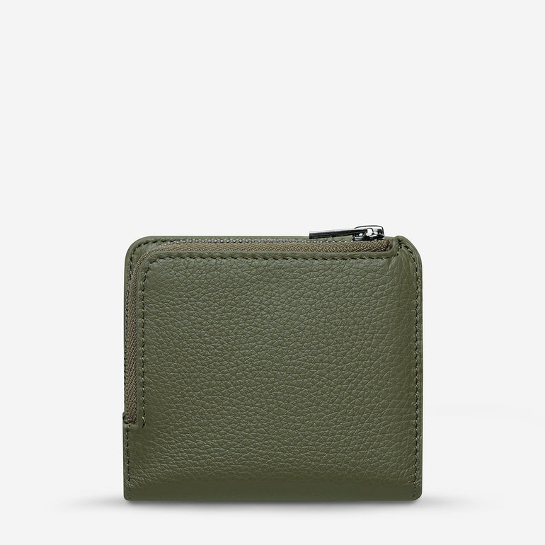 Status Anxiety Sense Of Wonder Women's Leather Wallet Khaki
