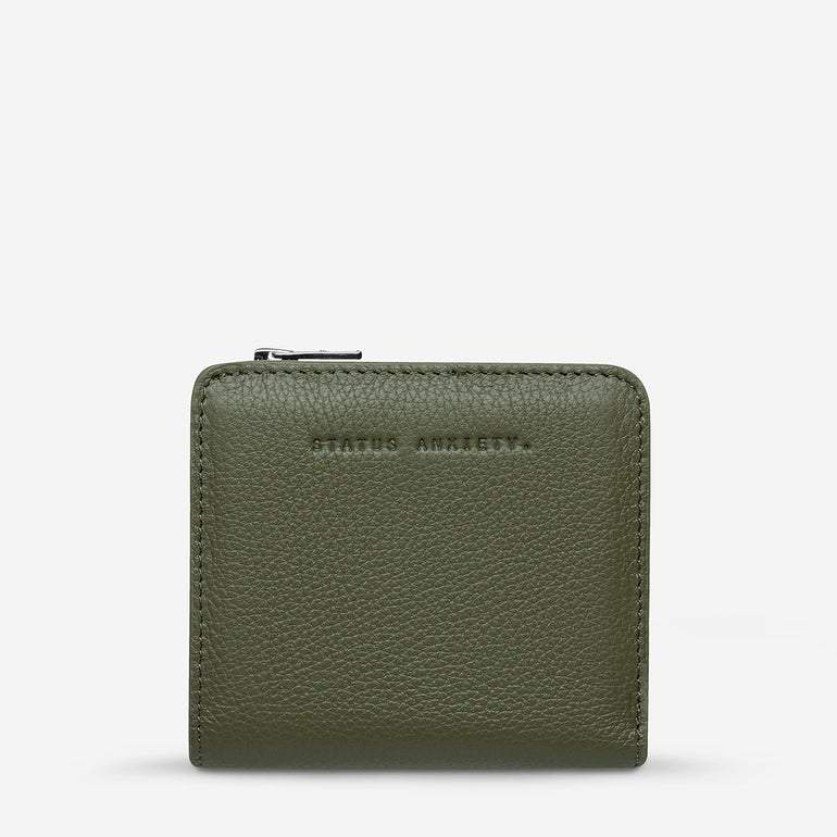 Status Anxiety Sense Of Wonder Women's Leather Wallet Khaki