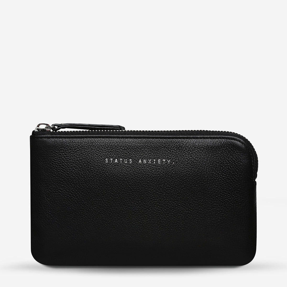 Status Anxiety Smoke and Mirrors Women's Leather Pouch Wallet Black