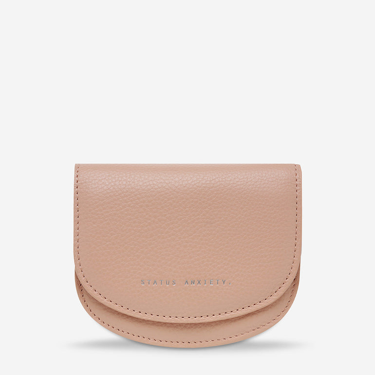 Status Anxiety Us for now Women's Leather Wallet Dusty Pink