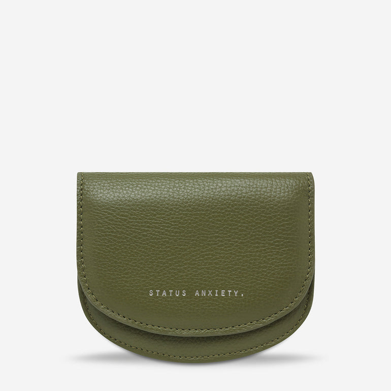 Status Anxiety Us for now Women's Leather Wallet Khaki