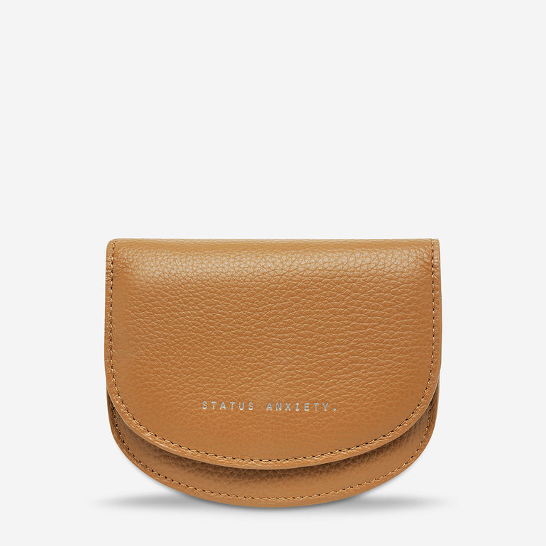 Status Anxiety Us for now Women's Leather Wallet Tan