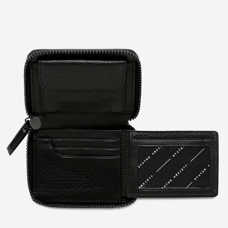 Status Anxiety Wayward Women's Leather Wallet Black