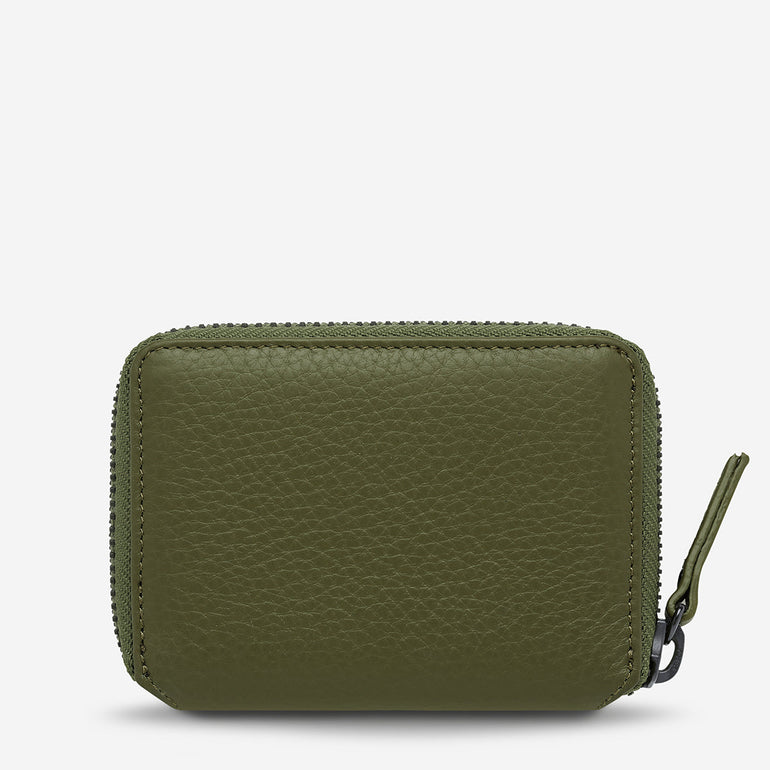 Status Anxiety Wayward Leather Wallet Khaki