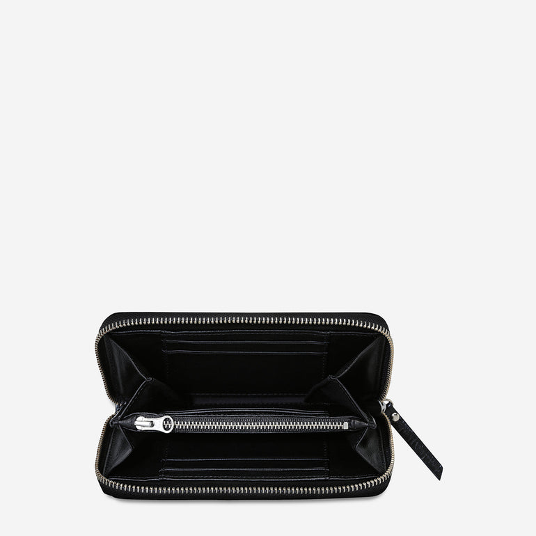 Status Anxiety Yet To Come Leather Wallet Black