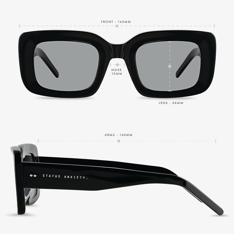 Status Anxiety Unyielding Sunglasses Black